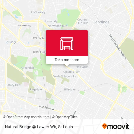 Mapa de Natural Bridge @ Lawler Wb