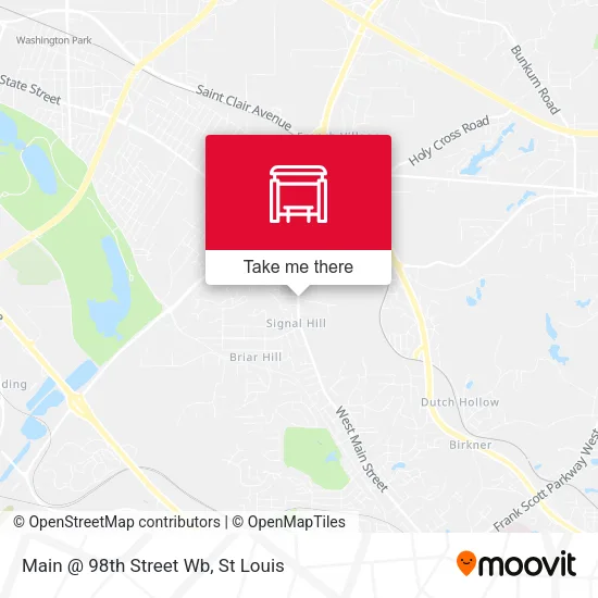 Mapa de Main @ 98th Street Wb