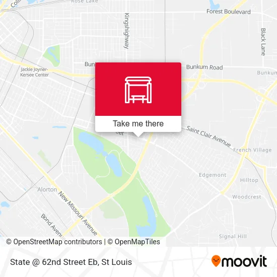 Mapa de State @ 62nd Street Eb