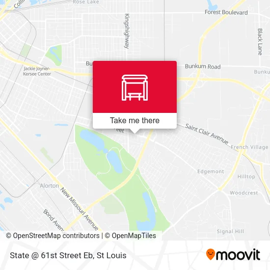 State @ 61st Street Eb map