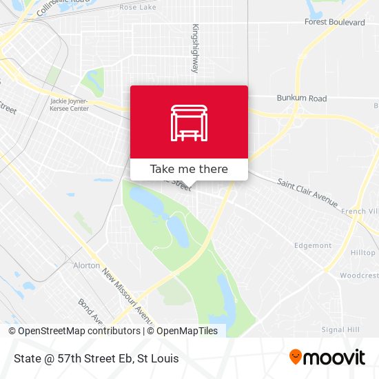 State @ 57th Street Eb map