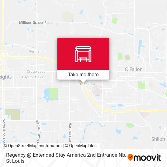 Regency @ Extended Stay America 2nd Entrance Nb map