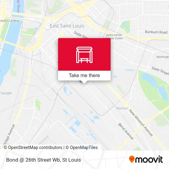Mapa de Bond @ 26th Street Wb