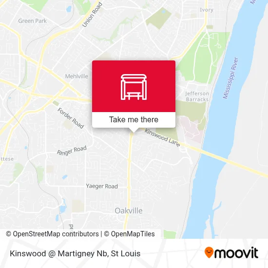 Kinswood @ Martigney Nb map