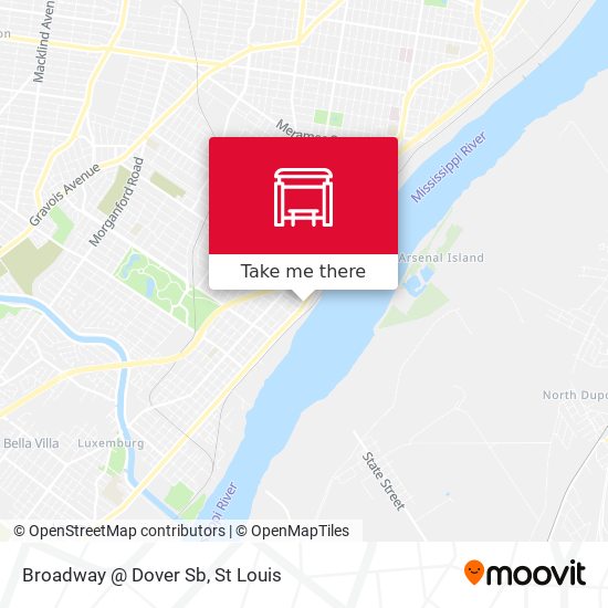 Mapa de Broadway @ Dover Sb