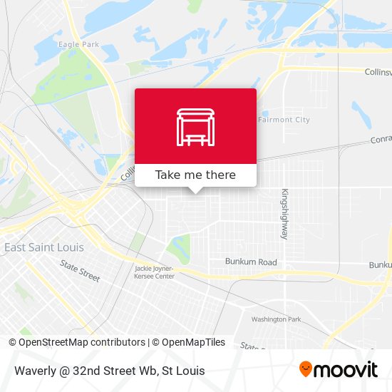 Waverly @ 32nd Street Wb map