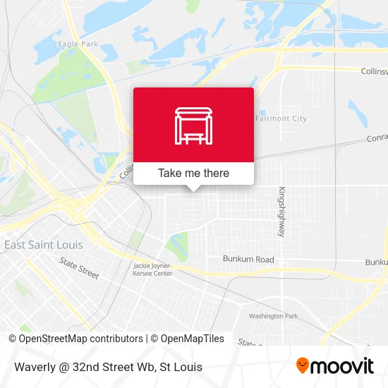 Mapa de Waverly @ 32nd Street Wb