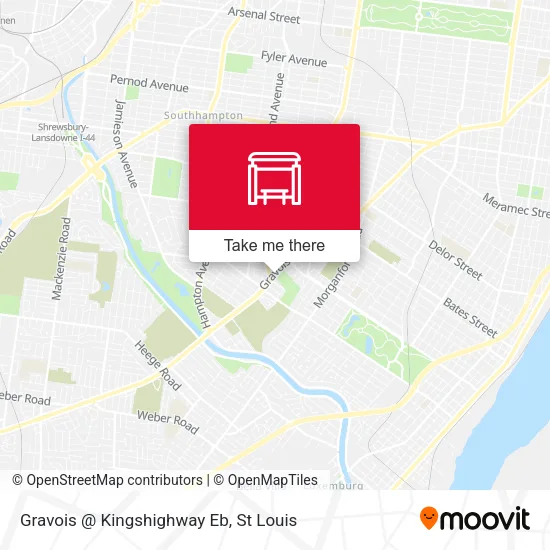 Mapa de Gravois @ Kingshighway Eb