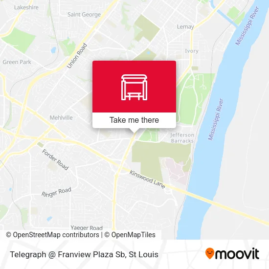 Mapa de Telegraph @ Franview Plaza Sb