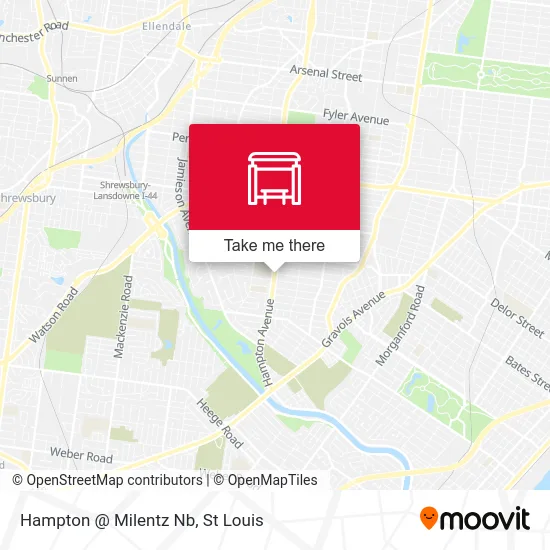 Hampton @ Milentz Nb map