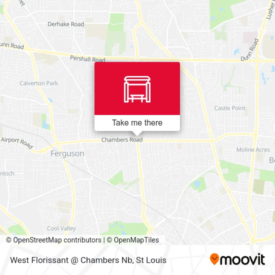 Mapa de West Florissant @ Chambers Nb