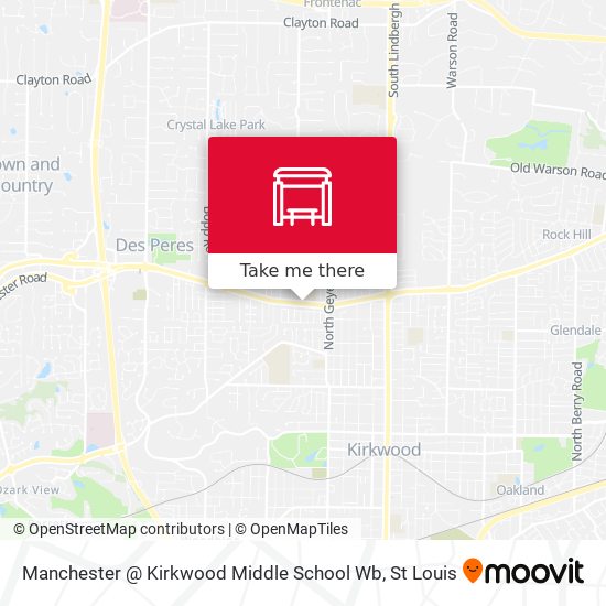 Manchester @ Kirkwood Middle School Wb map