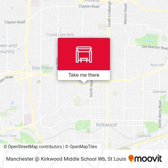 Manchester @ Kirkwood Middle School Wb map