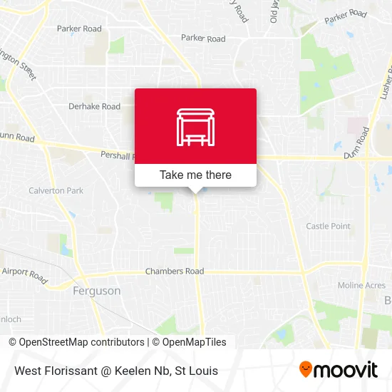 West Florissant @ Keelen Nb map