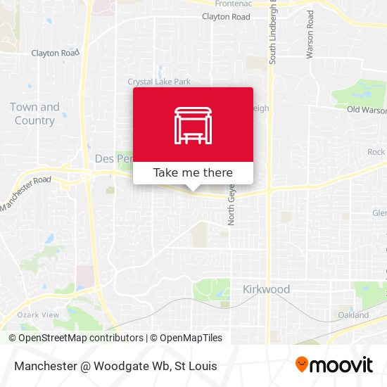 Manchester @ Woodgate Wb map