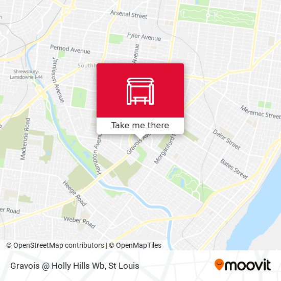 Mapa de Gravois @ Holly Hills Wb