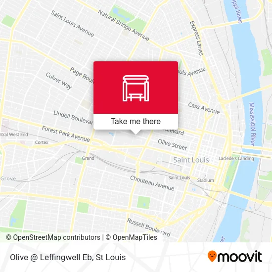 Olive @ Leffingwell Eb map