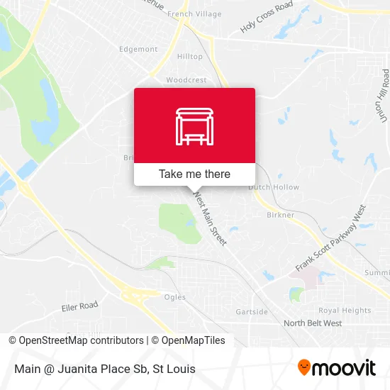 Main @ Juanita Place Sb map