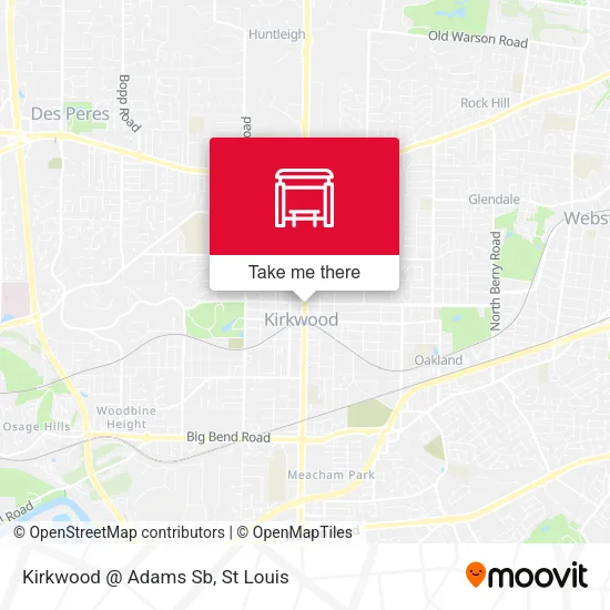 Mapa de Kirkwood @ Adams Sb