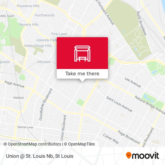 Mapa de Union @ St. Louis Nb