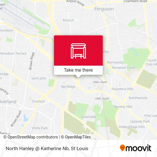 Mapa de North Hanley @ Katherine Nb