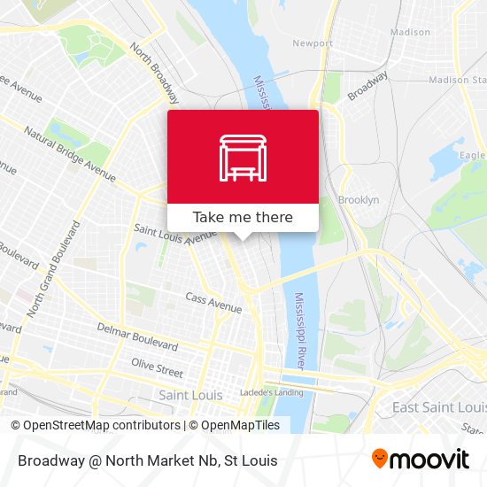 Broadway @ North Market Nb map