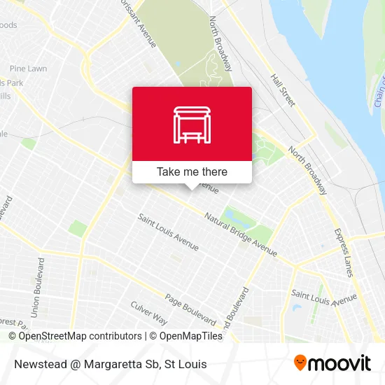 Mapa de Newstead @ Margaretta Sb