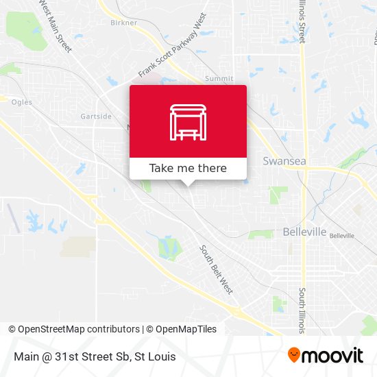 Main @ 31st Street Sb map