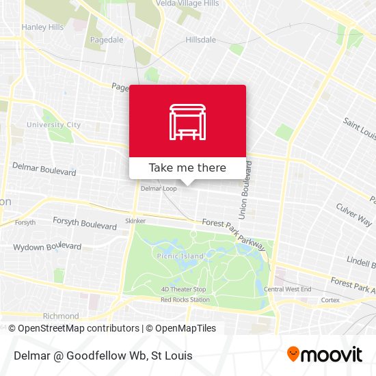 Delmar @ Goodfellow Wb map