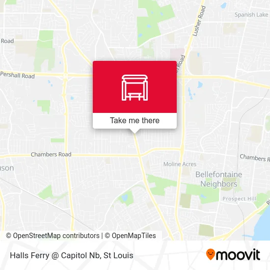 Halls Ferry @ Capitol Nb map