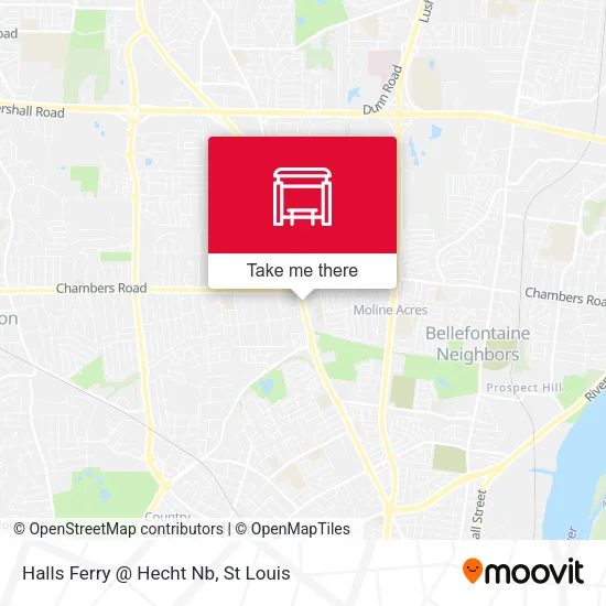 Mapa de Halls Ferry @ Hecht Nb