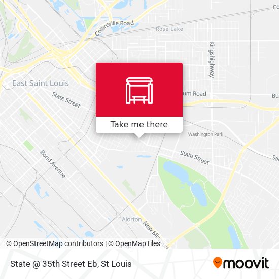 State @ 35th Street Eb map