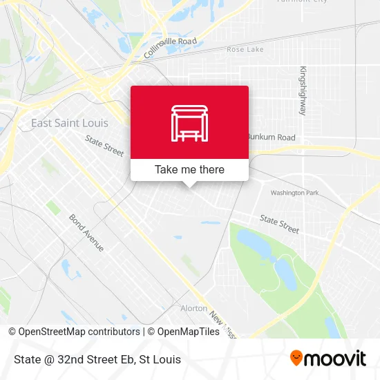 Mapa de State @ 32nd Street Eb
