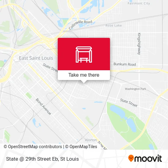 Mapa de State @ 29th Street Eb