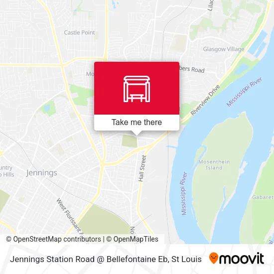 Mapa de Jennings Station Road @ Bellefontaine Eb