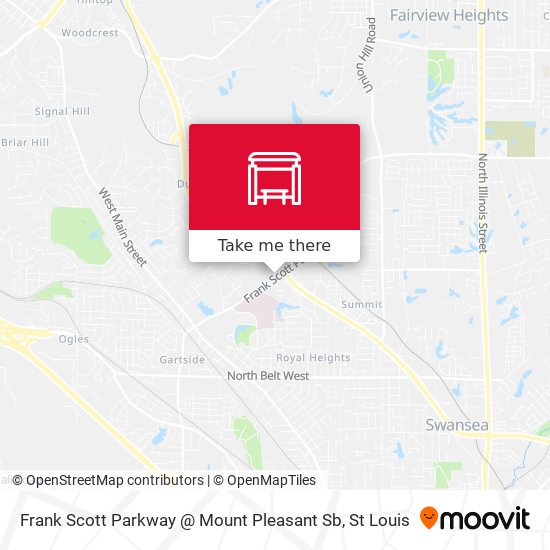 Mapa de Frank Scott Parkway @ Mount Pleasant Sb