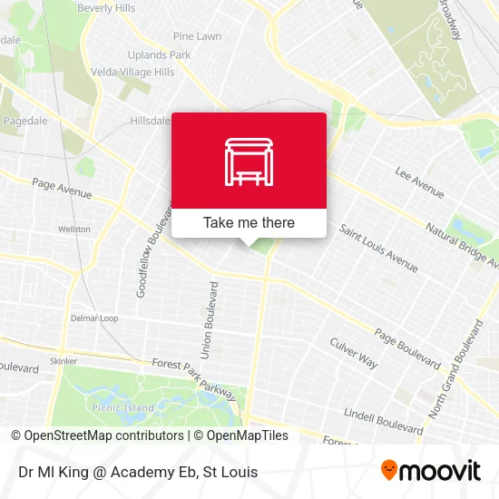 Dr Ml King @ Academy Eb map