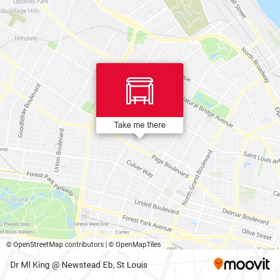 Mapa de Dr Ml King @ Newstead Eb