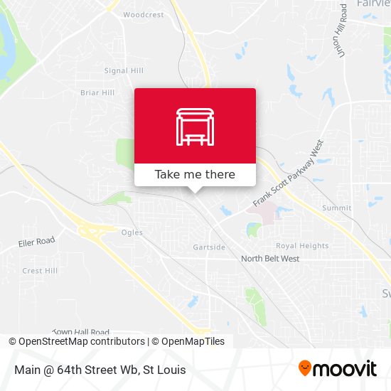 Mapa de Main @ 64th Street Wb