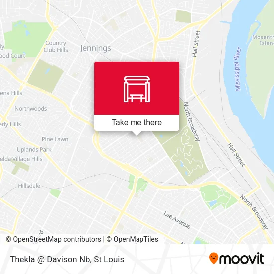 Thekla @ Davison Nb map