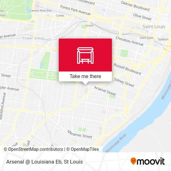 Arsenal @ Louisiana Eb map