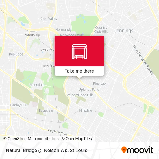 Mapa de Natural Bridge @ Nelson Wb
