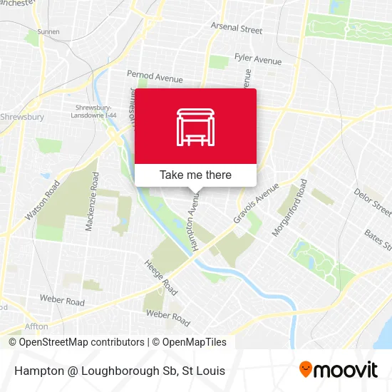 Mapa de Hampton @ Loughborough Sb