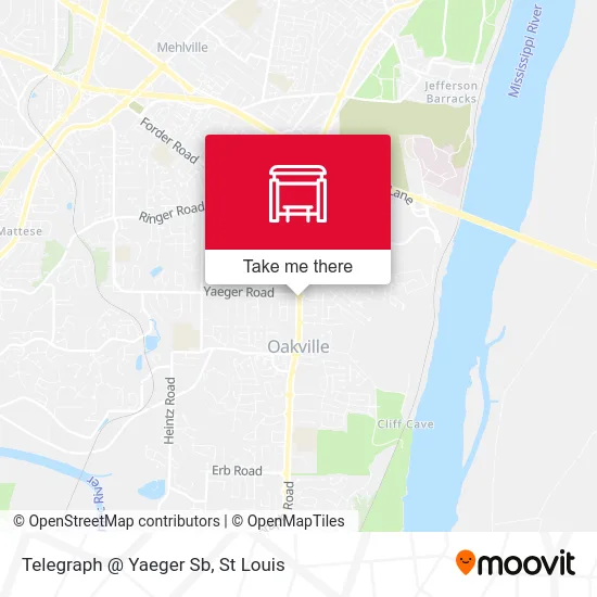 Telegraph @ Yaeger Sb map