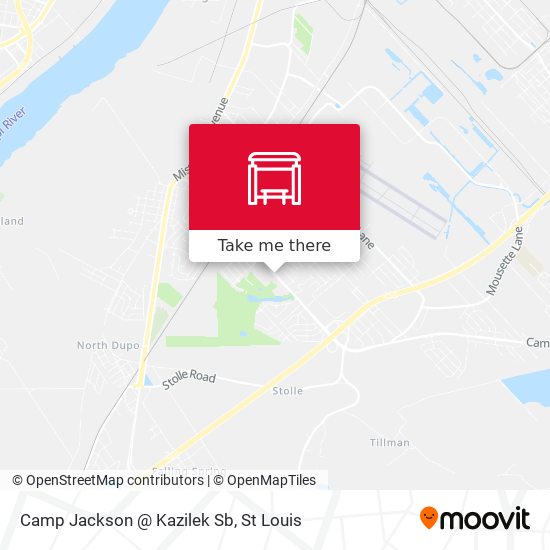 Camp Jackson @ Kazilek Sb map