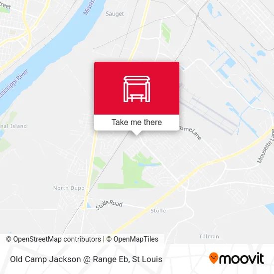 Mapa de Old Camp Jackson @ Range Eb