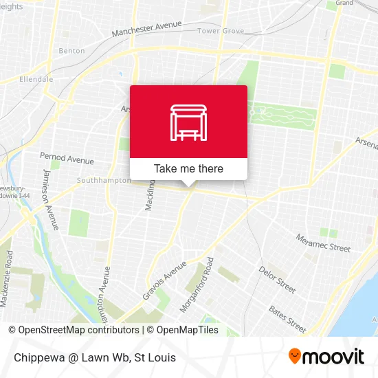 Mapa de Chippewa @ Lawn Wb