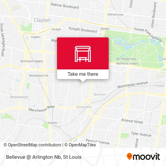 Bellevue @ Arlington Nb map