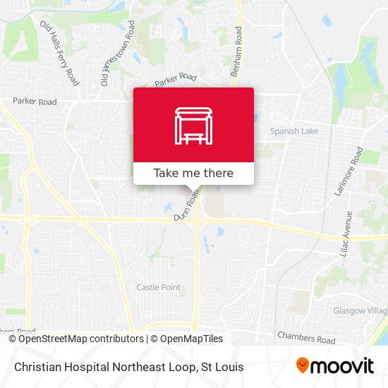 Christian Hospital Northeast Loop map
