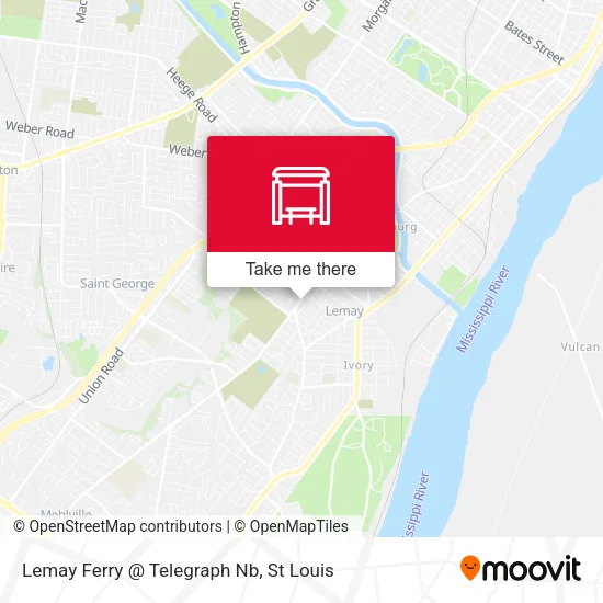 Lemay Ferry @ Telegraph Nb map